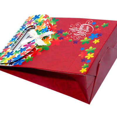 TÚI GIẤY NẮP LỚN 32 X24 X10.5 CM - NGẪU NHIÊN