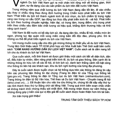 Cẩm Nang Hướng Dẫn Du Lịch Việt Nam