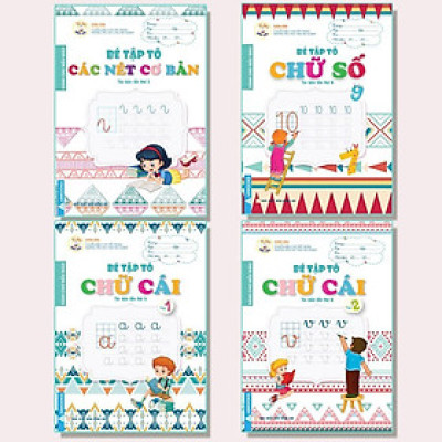 Sách - Tủ Sách Mầm Non - Bé Tập Tô - Bộ 8 Cuốn