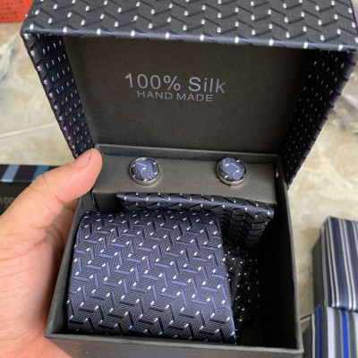 Cà vạt nam 8cm kèm hộp hoa văn đẹp mẫu mới tháng 10/2020 GiangPKC