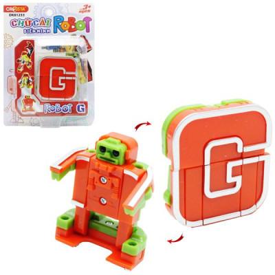 Đồ Chơi Lắp Ráp Biến Hình Robot Chữ Cái G - Cresta DK81233