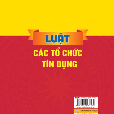Sách - Luật Các Tổ Chức Tín Dụng - ndbooks