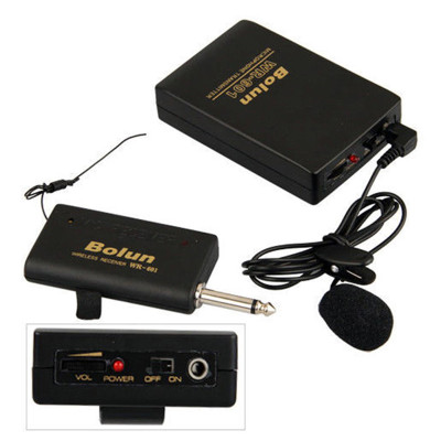 SOAIY Bộ thu phát không dây cho micro BOLUN WR-601 - Hàng Nhập Khẩu
