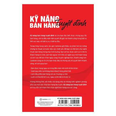 Sách - Kỹ Năng Bán Hàng Tuyệt Đỉnh ( SGB)