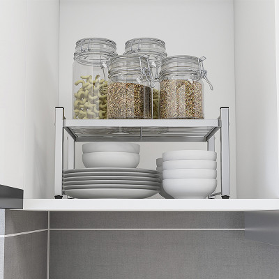 Kệ để đồ nhà bếp 1 tầng đặt trong tủ bếp đa năng Hobby Home Decor KB1T