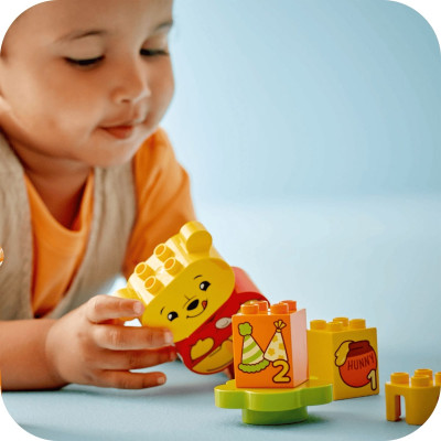 Đồ Chơi Lắp Ráp Tiệc Sinh Nhật Gấu Pooh LEGO DUPLO 10457 (22 chi tiết)