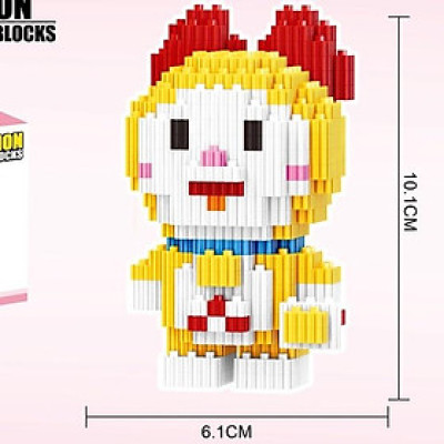  Bộ đồ chơi lắp ráp 3D hình các nhân vật hoạt hình Doraemon,Nobita,Chaien,Xuka,Xeko,Doremi...