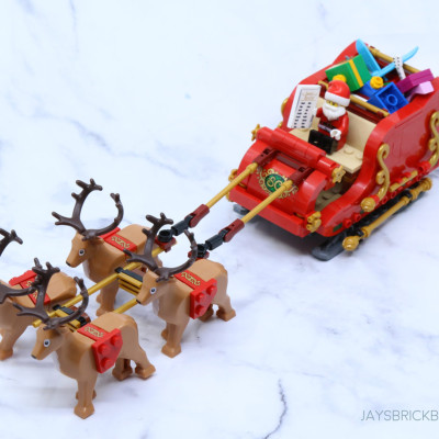 LEGO - 40499- Bộ Xe Trượt Tuyết Ông Già Noel