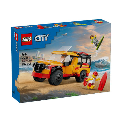 LEGO CITY 60453 Đồ Chơi Lắp Ráp Xe Cứu Hộ Bãi Biển (214 Chi Tiết)