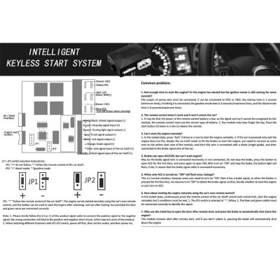 Bộ Đề Nổ Ô Tô Từ Xa Start Stop Bản V2 Lắp Các Xe – Khởi Động Siêu Bền, Thông Minh, Tiện Lợi