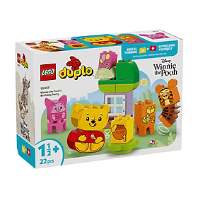 Đồ Chơi Lắp Ráp Tiệc Sinh Nhật Gấu Pooh LEGO DUPLO 10457 (22 chi tiết)