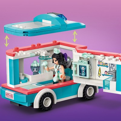 LEGO FRIENDS 41445 Xe Khám Thú Cưng Di Động (304 chi tiết)