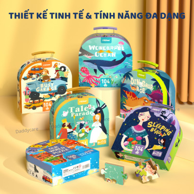 Đồ Chơi Ghép Hình Mideer Vali Gift Box Puzzle, Đồ Chơi Trẻ Em Thông Minh Nhiều Chủ Đề