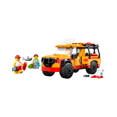LEGO CITY 60453 Đồ Chơi Lắp Ráp Xe Cứu Hộ Bãi Biển (214 Chi Tiết)