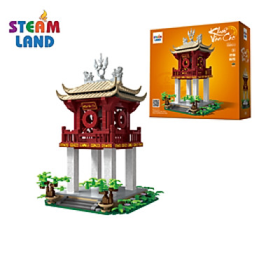 Bộ Lắp Ráp Mô Hình Steamland - Khuê Văn Các | 666 Chi Tiết | Quà Lưu Niệm Đặc Biệt Cho Trẻ Từ 6 Tuổi | Chất Liệu Nhựa ABS An Toàn