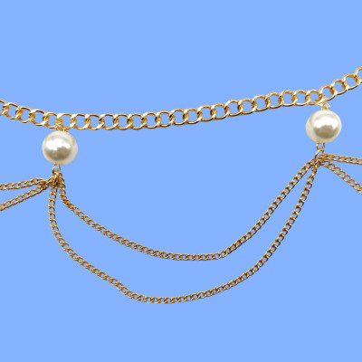Body chain dây đeo thắt lưng belt xích thắt lưng nam nữ cá tính mix hạt châu