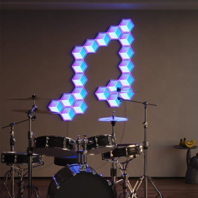 Đèn LED lục giác lắp ghép Govee Glide Hexagon Light Panels Ultra H606A | Ánh sáng đa diện siêu việt