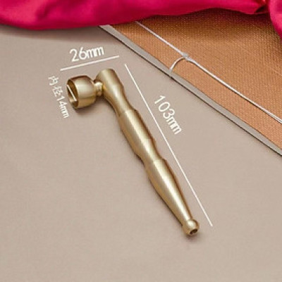 Tẩu lọc thuốc l,á bằng đồng cao cấp, Dùng cho được cả Sợi và điếu : Lớn + Vừa + Nhỏ, có thể tháo rời và vệ sinh !