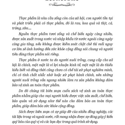 Vệ Sinh An Toàn Thực Phẩm (Tái bản 2025)