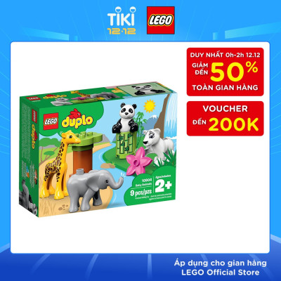 Đồ chơi lắp ráp: Bộ 4 Thú Cưng Hoang Dã của Bé - LEGO DUPLO 10904 ( 9 Chi tiết)