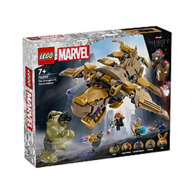 Đồ Chơi Lắp Ráp Cuộc Chiến: Avengers Và Quái Vật Leviathan LEGO SUPERHEROES 76290 (347 chi tiết)