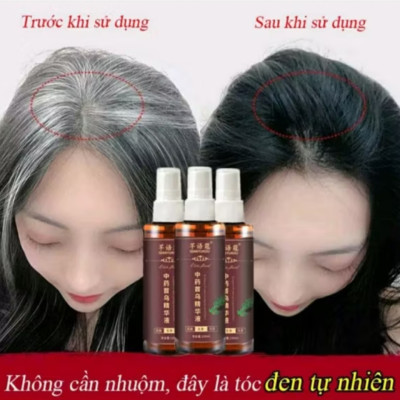 CHAI THẢO MỘC XỊT ĐEN TÓC BÓNG MƯỢT ĐẸP
