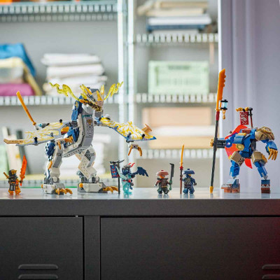 LEGO NINJAGO 71843 Đồ Chơi Lắp Ráp Rogue Và Cỗ Máy Rồng Chiến Đấu (584 chi tiết)