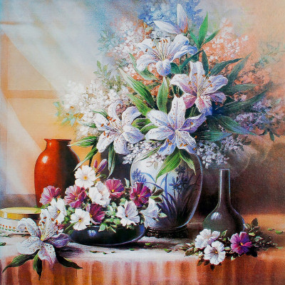 Bộ tranh xếp hình cao cấp 500 mảnh ghép – Hoa Lily