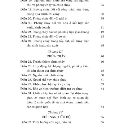 Luật phòng cháy, chữa cháy và cứu nạn, cứu hộ năm 2024 - bản in 2025