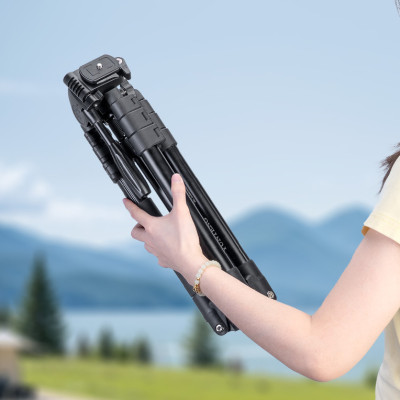 Tripod Yunteng VCT-190 - Chân Đế Máy Ảnh, Điện Thoại ,Tháo Rời Làm Gậy Selfie Kèm Remote Bluetooth - Hàng Chính Hãng