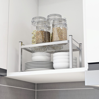 Kệ để đồ nhà bếp 1 tầng đặt trong tủ bếp đa năng Hobby Home Decor KB1T