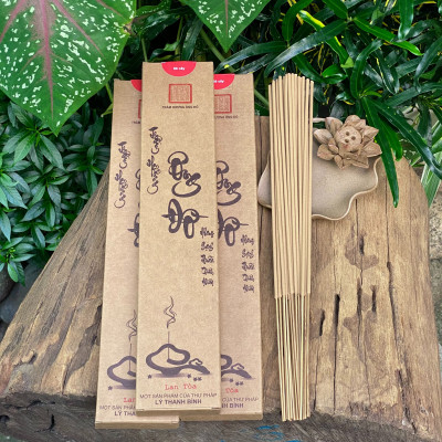 Nhang Trầm Hương 30cm, Loại Lan Tỏa, Nhang Sạch Thuần Thiên Nhiên