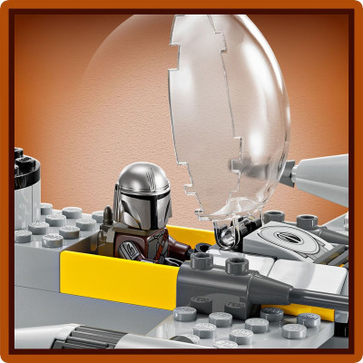 LEGO STAR WARS 75410 Đồ Chơi Lắp Ráp Tàu Chiến N-1 Của Mando Và Grogu (92 chi tiết)