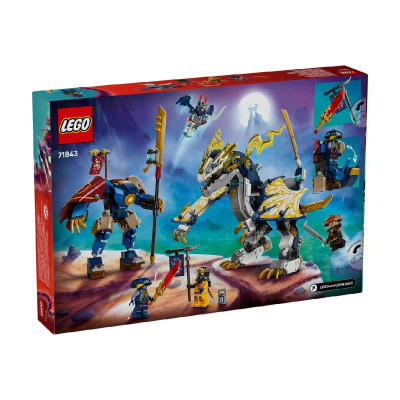 LEGO NINJAGO 71843 Đồ Chơi Lắp Ráp Rogue Và Cỗ Máy Rồng Chiến Đấu (584 chi tiết)