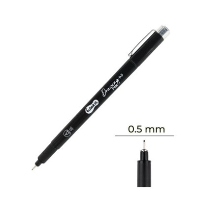 Bút Kim Kỹ Thuật 0.5 mm - Drawing Pen - Colorkit DW-C004 - Mực Đen