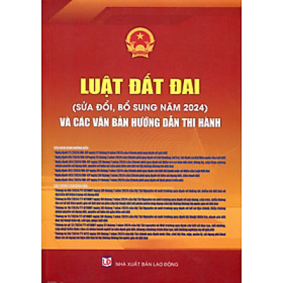 Tổng Hợp Luật Đất Đai Và Các Nghị Định, Thông Tư Hướng Dẫn Thi Hành