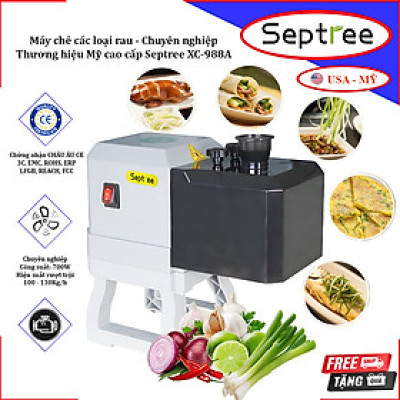 Máy chẻ các loại rau, hành, tỏi, ớt, rau muống,... Dòng chuyên nghiệp. Thương hiệu Mỹ cao cấp Septree XC-988A. HÀNG CHÍNH HÃNG