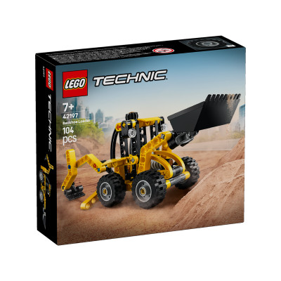 LEGO TECHNIC 42197 Đồ Chơi Xe Máy Đào Và Máy Xúc Kết Hợp (104 chi tiết)