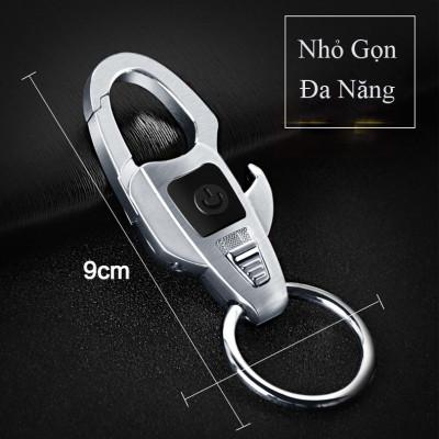 Móc Treo Chìa Khóa Oto Xe Máy ZB-6607 Đa Năng Có Đèn Led Kiêm Khui Bia Tiện Lợi ( giao màu ngẫu nhiên )