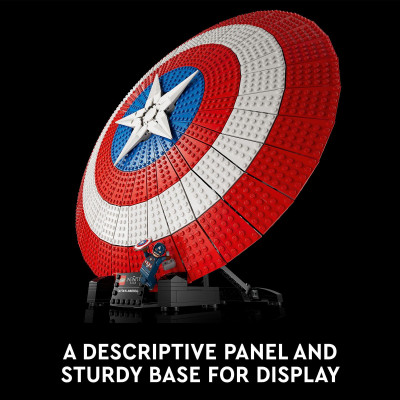 LEGO Super Heroes 76262 Đồ chơi lắp ráp Khiên của Captain America (3128 chi tiết)
