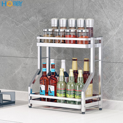 Kệ đựng gia vị 2 tầng Inox 304 HOBBY Home Decor GV2T