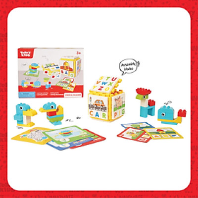 Đồ Chơi Bộ Lắp Ráp Chữ Số Logic TOONYKIDS - Đồ Chơi Thông Minh Cho Bé - Logical Builder TN00122 [Tặng Kèm Sticker]