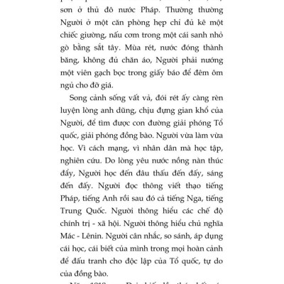 Hồ Chủ Tịch của chúng ta (Xuất bản lần thứ tư) bản in 2025