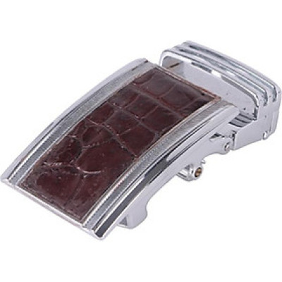 Đầu Khóa Da Cá Sấu 4 Phân Đầu Trắng Huy Hoàng HT9218 - Nâu Đất