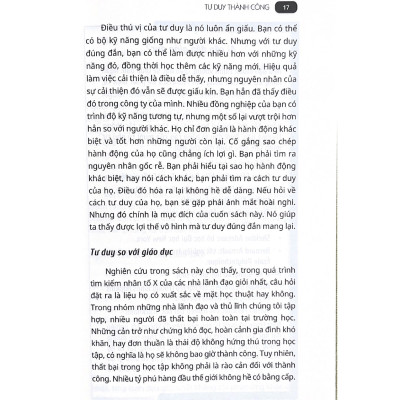 Tư Duy Thành Công - Vanlangbooks