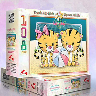 Tranh xếp hình Tia Sáng  Đội Hổ Nhí ( 108 mảnh)