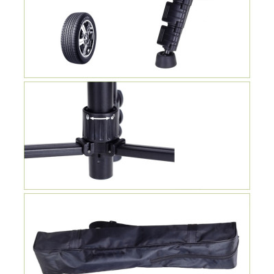 Chân máy YUNTENG VCT-691RM dùng cho máy ảnh, máy quay và điện thoại ( Kèm đầu kẹp xoay 360 độ, Remote và túi đựng) - Hàng chính hãng