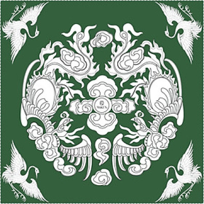 Khăn lụa tơ tằm vuông thiết kế Loan (Cho nam) 55x55cm