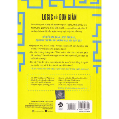 [Thăng Long Books] Logic Rất Đơn Giản