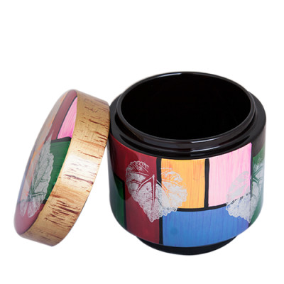 Hủ trà sơn mài nhiều size thích hợp đựng trà, trang trí, làm quà tặng,...